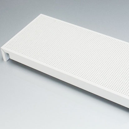 Panel absorbente de sonido perforado de panal de aluminio